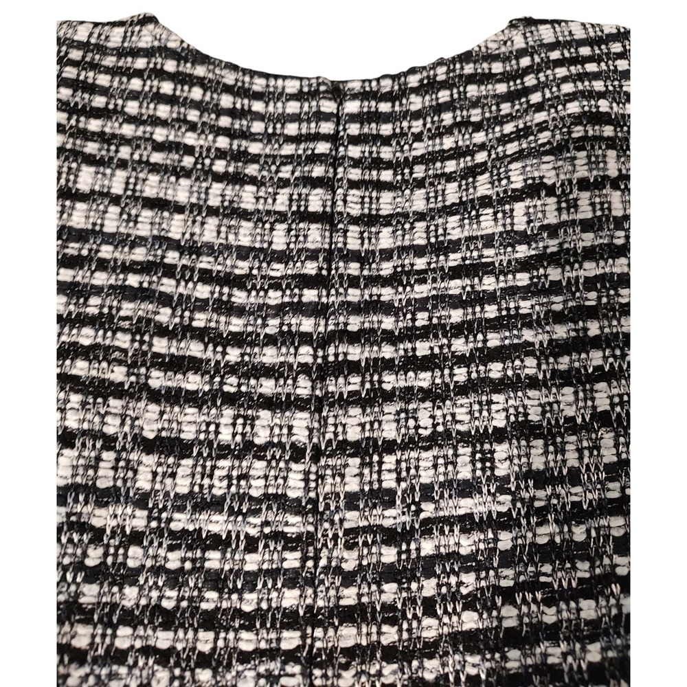 ST. JOHN Knits Multi Tweed Shift Dress Size 6 Luxury Old Money Elegant Designer - Picture 11 of 12